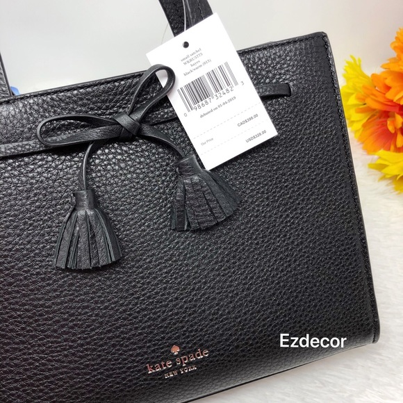 NWT Kate Spade Hayes Small Satchel Crossbody Black - Picture 4 of 8
